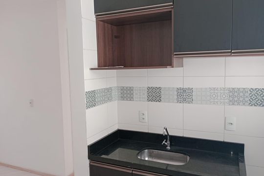 Cozinha de apartamento à venda com 2 quartos, 38m² em Jardim Albertina, Guarulhos