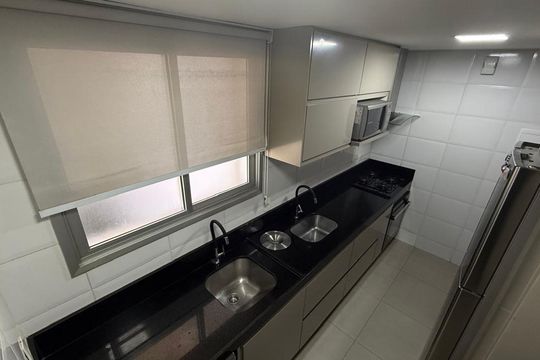Cozinha de apartamento à venda com 3 quartos, 87m² em Castelo, Belo Horizonte