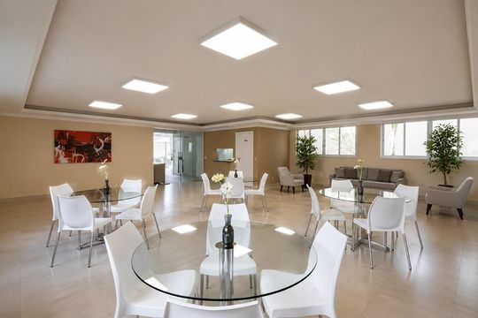 Área externa de apartamento à venda com 3 quartos, 87m² em Castelo, Belo Horizonte