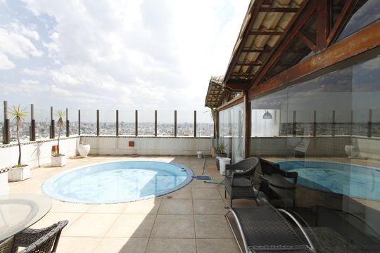 Piscina de apartamento à venda com 4 quartos, 360m² em Grajaú, Belo Horizonte