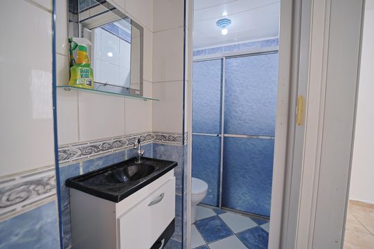 Banheiro de apartamento para alugar com 1 quarto, 37m² em Artur Alvim, São Paulo