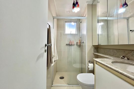 Banheiro da Suíte 2 de apartamento para alugar com 3 quartos, 220m² em Jabaquara, São Paulo