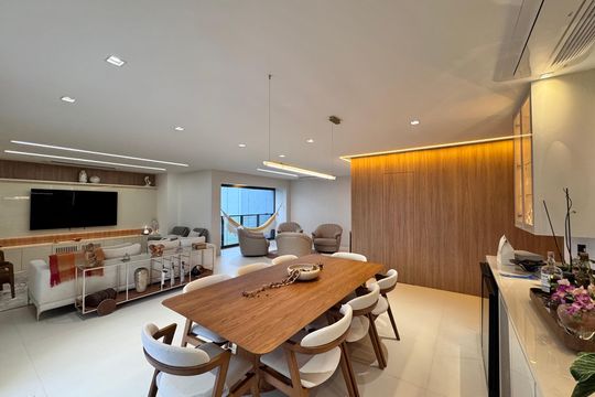 Sala de apartamento à venda com 4 quartos, 314m² em Barra da Tijuca, Rio de Janeiro