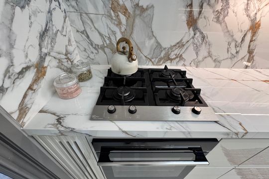 Cozinha de apartamento à venda com 4 quartos, 314m² em Barra da Tijuca, Rio de Janeiro