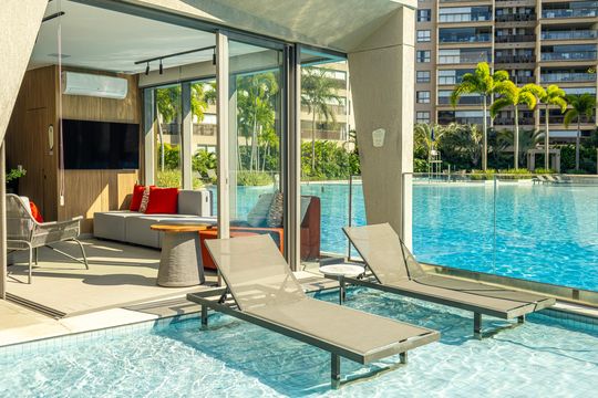 Área comum de apartamento à venda com 4 quartos, 314m² em Barra da Tijuca, Rio de Janeiro