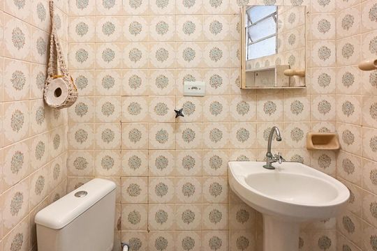 Banheiro Social de casa à venda com 2 quartos, 142m² em Jardim Embaré, São Bernardo do Campo