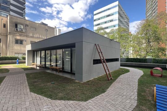 Área comum de kitnet/studio à venda com 1 quarto, 31m² em Pinheiros, São Paulo