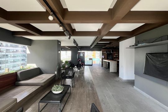 Área comum de kitnet/studio à venda com 1 quarto, 31m² em Pinheiros, São Paulo