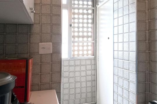 Área de Serviço de apartamento para alugar com 2 quartos, 95m² em Campo Grande, Santos