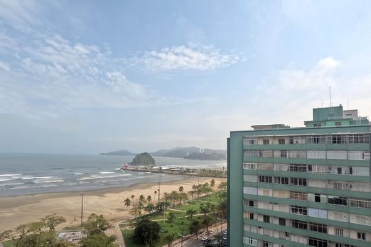 Vista do Quarto 2 de apartamento para alugar com 2 quartos, 95m² em Campo Grande, Santos