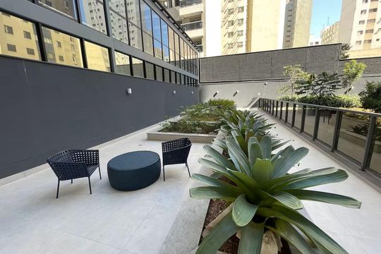 Área externa de kitnet/studio à venda com 1 quarto, 20m² em Bela Vista, São Paulo