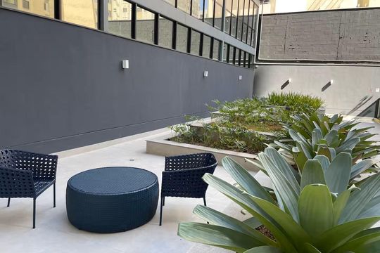 Área externa de kitnet/studio à venda com 1 quarto, 20m² em Bela Vista, São Paulo