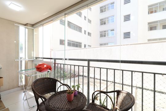 Varanda  de apartamento à venda com 3 quartos, 70m² em Pompeia, São Paulo