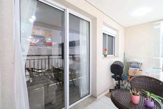 Varanda  de apartamento à venda com 3 quartos, 70m² em Pompeia, São Paulo