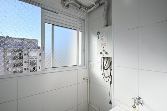 Área de Serviço de apartamento para alugar com 2 quartos, 52m² em Vila Andrade, São Paulo