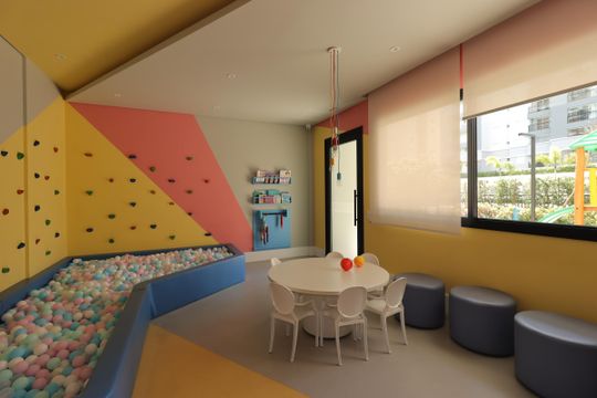 Área Comum - Brinquedoteca de apartamento à venda com 3 quartos, 93m² em Campestre, Santo André