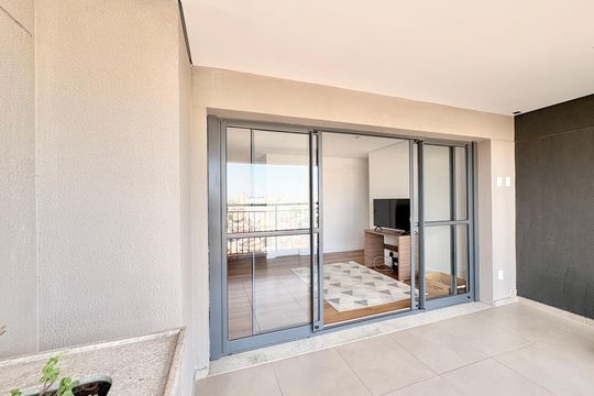 Varanda da Sala de apartamento à venda com 2 quartos, 80m² em Vila Primavera, São Paulo