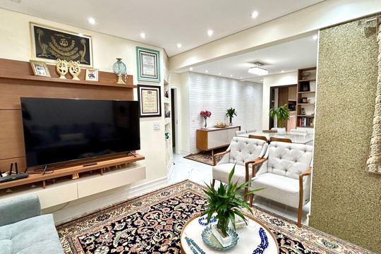 Sala de apartamento à venda com 2 quartos, 115m² em Picanço, Guarulhos