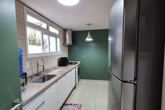 Cozinha de casa para alugar com 2 quartos, 140m² em Vila Aurora, Indaiatuba