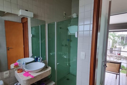 Banheiro de casa para alugar com 2 quartos, 140m² em Vila Aurora, Indaiatuba