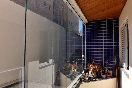 Sala Sacada  de apartamento à venda com 3 quartos, 97m² em Vila Euclides, São Bernardo do Campo