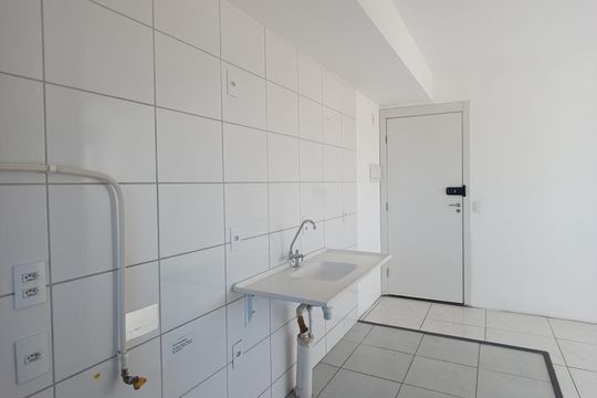 Cozinha e Área de Serviço de apartamento para alugar com 2 quartos, 42m² em Santo Antonio da Prata, Belford Roxo