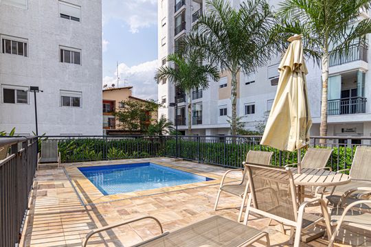 Área comum - Piscina de apartamento à venda com 2 quartos, 54m² em Bussocaba, Osasco