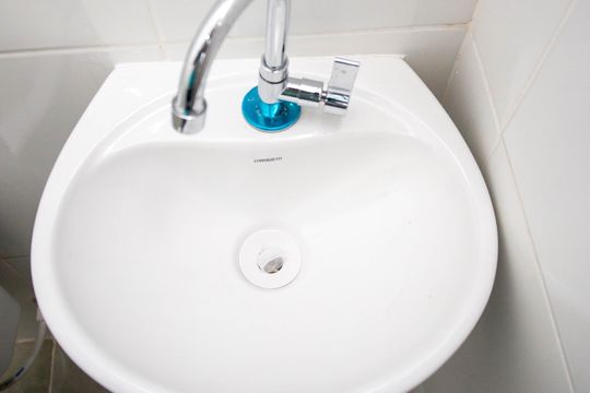 Banheiro de casa para alugar com 1 quarto, 50m² em Conceição, Diadema
