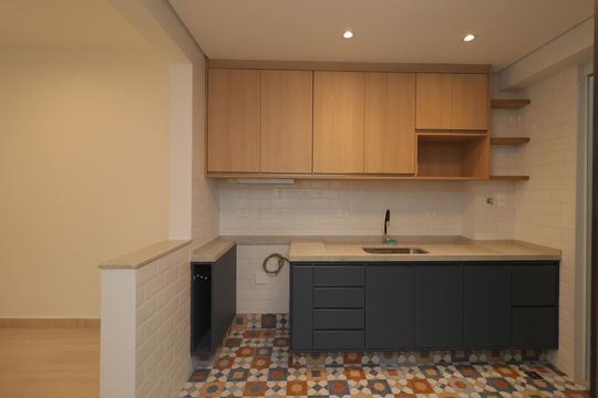 Cozinha de apartamento para alugar com 1 quarto, 67m² em Liberdade, São Paulo