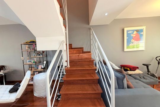 Sala de casa de condomínio para alugar com 4 quartos, 180m² em Santo Amaro, São Paulo