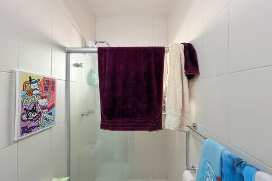 Banheiro de casa de condomínio para alugar com 4 quartos, 180m² em Santo Amaro, São Paulo
