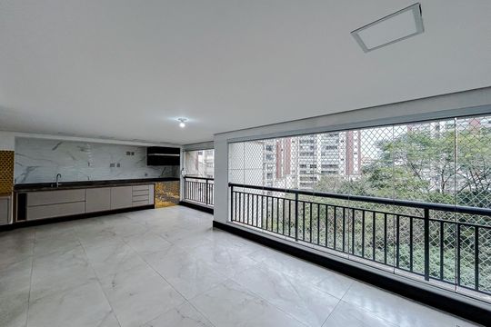 Varanda de apartamento para alugar com 4 quartos, 315m² em Chácara Califórnia, São Paulo