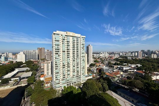Vista do Studio de kitnet/studio para alugar com 1 quarto, 25m² em Santo Amaro, São Paulo