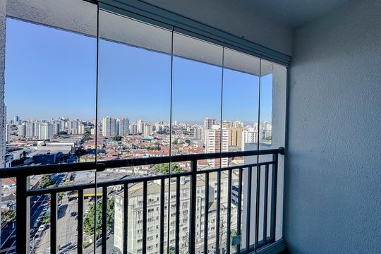 Varanda de apartamento para alugar com 1 quarto, 34m² em Tatuapé, São Paulo