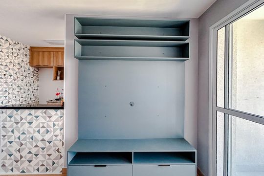 Sala de apartamento para alugar com 1 quarto, 34m² em Tatuapé, São Paulo