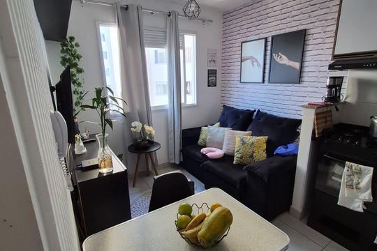 Sala de apartamento à venda com 2 quartos, 34m² em Parque Fongaro, São Paulo