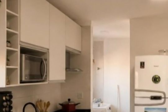 Cozinha de apartamento à venda com 1 quarto, 36m² em Vila Elze, São Paulo