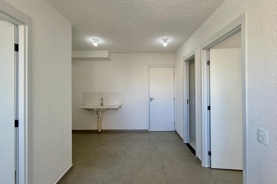 Sala de apartamento para alugar com 2 quartos, 34m² em Jardim Caravelas, São Paulo