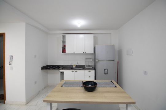 Sala / Cozinha de apartamento para alugar com 1 quarto, 40m² em Jardim Tijuco, Guarulhos