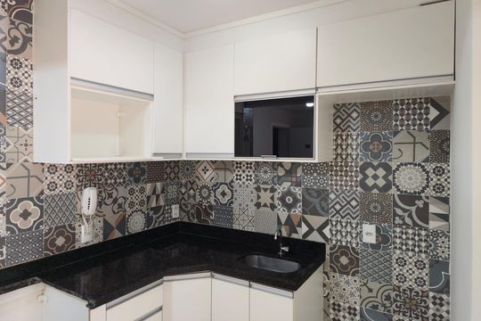Cozinha  de apartamento para alugar com 2 quartos, 59m² em Picanço, Guarulhos