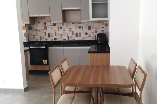 Cozinha de apartamento para alugar com 2 quartos, 60m² em Jardim Barro Branco, Cotia