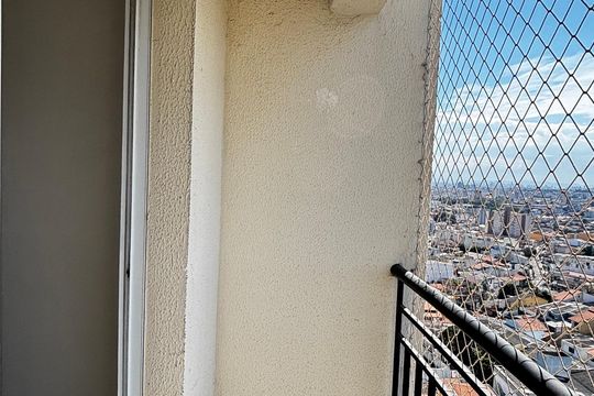 Sala - Sala de Jantar Varanda de apartamento para alugar com 3 quartos, 66m² em Vila Curuçá, Santo André