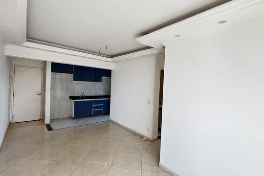 Sala - Sala de Jantar  de apartamento para alugar com 3 quartos, 66m² em Vila Curuçá, Santo André