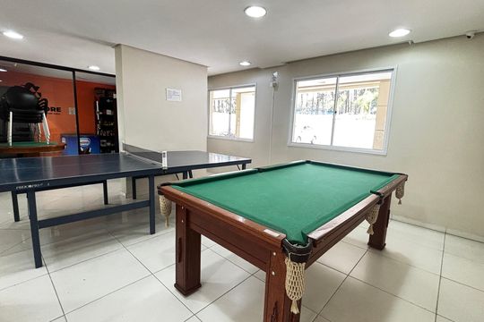 Salão de jogos de apartamento à venda com 3 quartos, 66m² em Vila Curuçá, Santo André