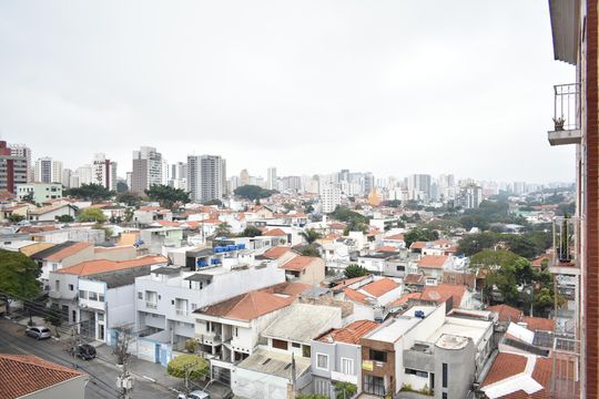 Vista da varanda da sala de apartamento para alugar com 2 quartos, 57m² em Mirandópolis, São Paulo