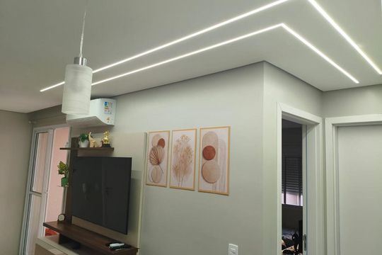 Sala de apartamento à venda com 2 quartos, 47m² em Residencial Novo Tempo, Campinas