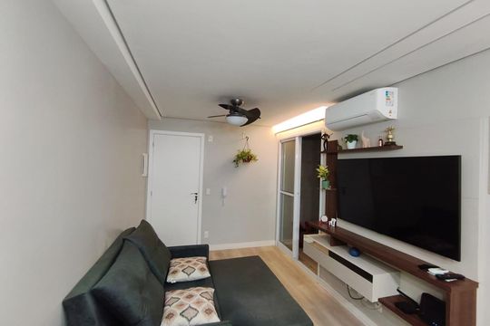Sala de apartamento à venda com 2 quartos, 47m² em Residencial Novo Tempo, Campinas