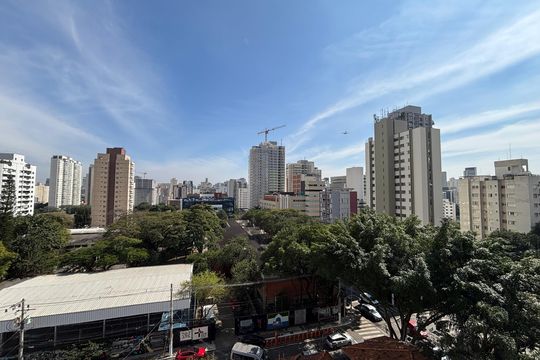 Vista de kitnet/studio para alugar com 1 quarto, 25m² em Vila Olímpia, São Paulo
