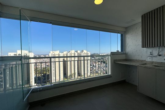 Varanda da Sala de apartamento para alugar com 2 quartos, 55m² em Jardim Esperanca, Barueri