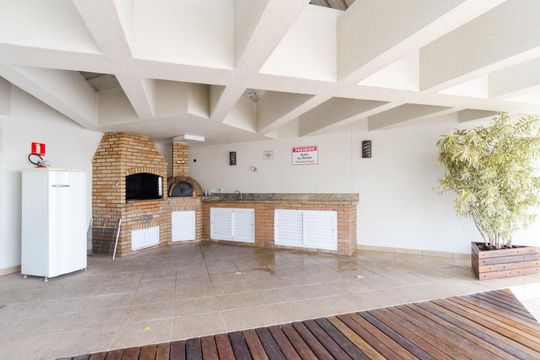 Área comum - Churrasqueira de apartamento para alugar com 3 quartos, 130m² em Vila Assunção, Santo André